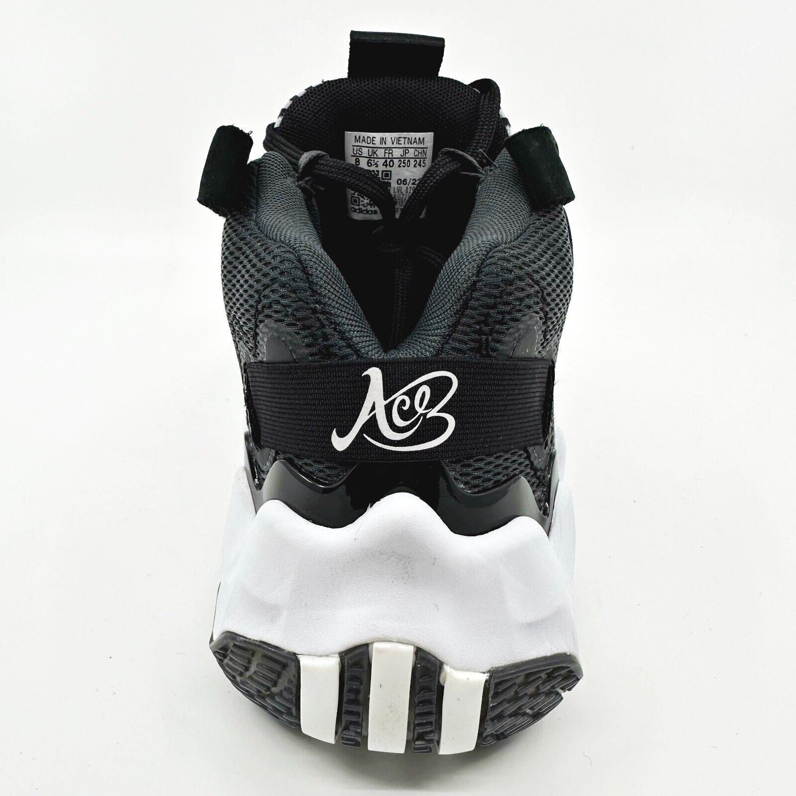 Adidas Exhibit B Candace PE Black White Womens Basketball Sneakers GZ2349