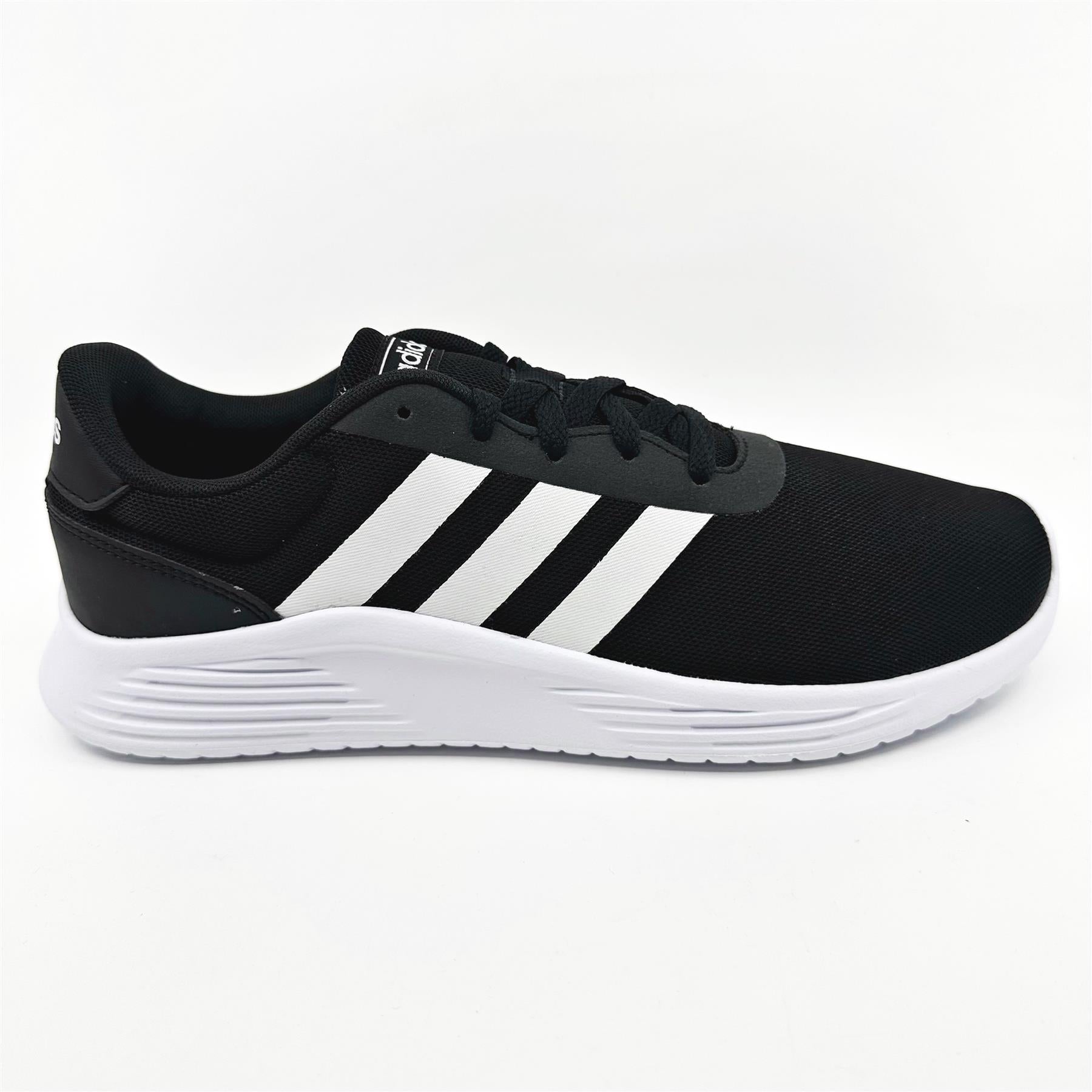 Adidas Lite Racer 2.0 Core Black Core White Mens Athletic Sneakers (EG3283)