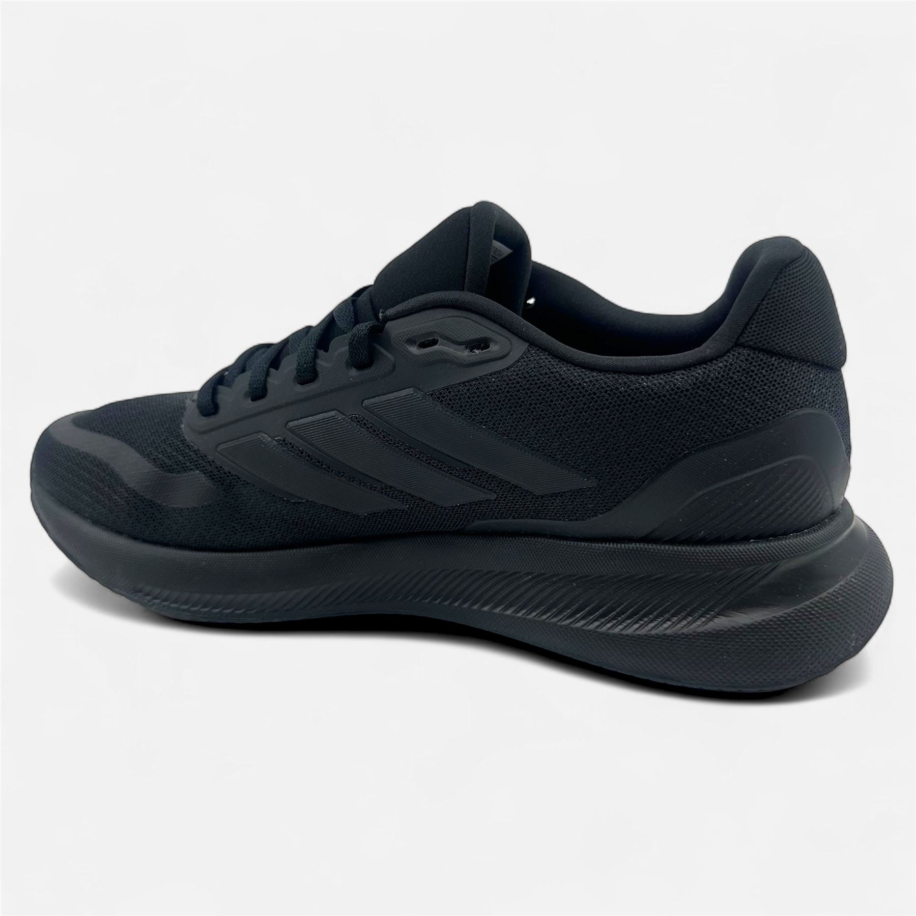 Adidas Runfalcon 5 Triple Black Womens Athletic Sneaker (IE8828)