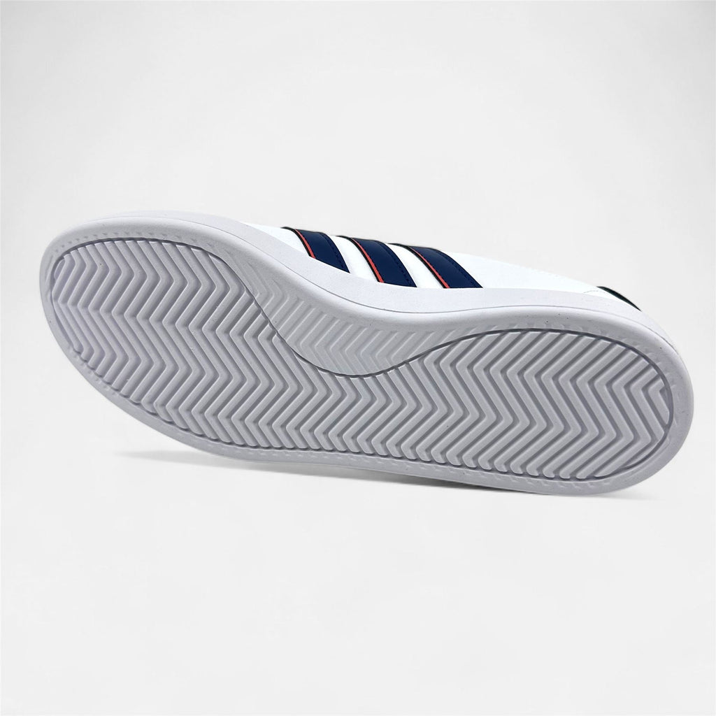 Adidas Grand Court 2.0 White Dark Blue Preloved Scarlet Mens Athletic Sneaker (ID2947)