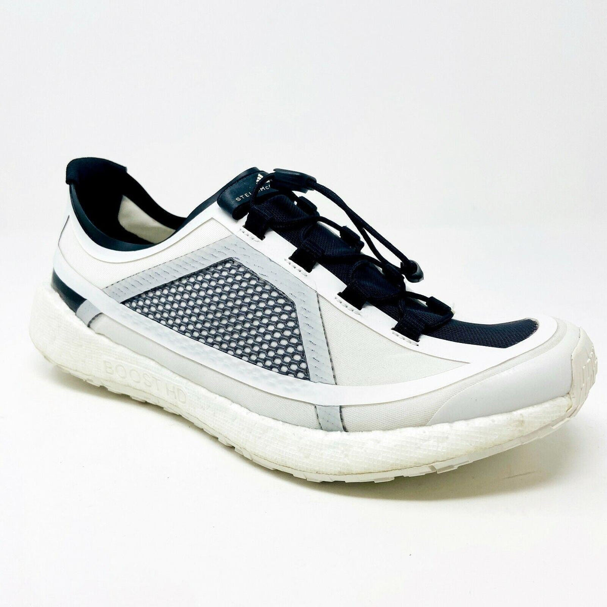 Adidas Stella McCartney PulseBoost HD White Black Womens Running Shoes G28329