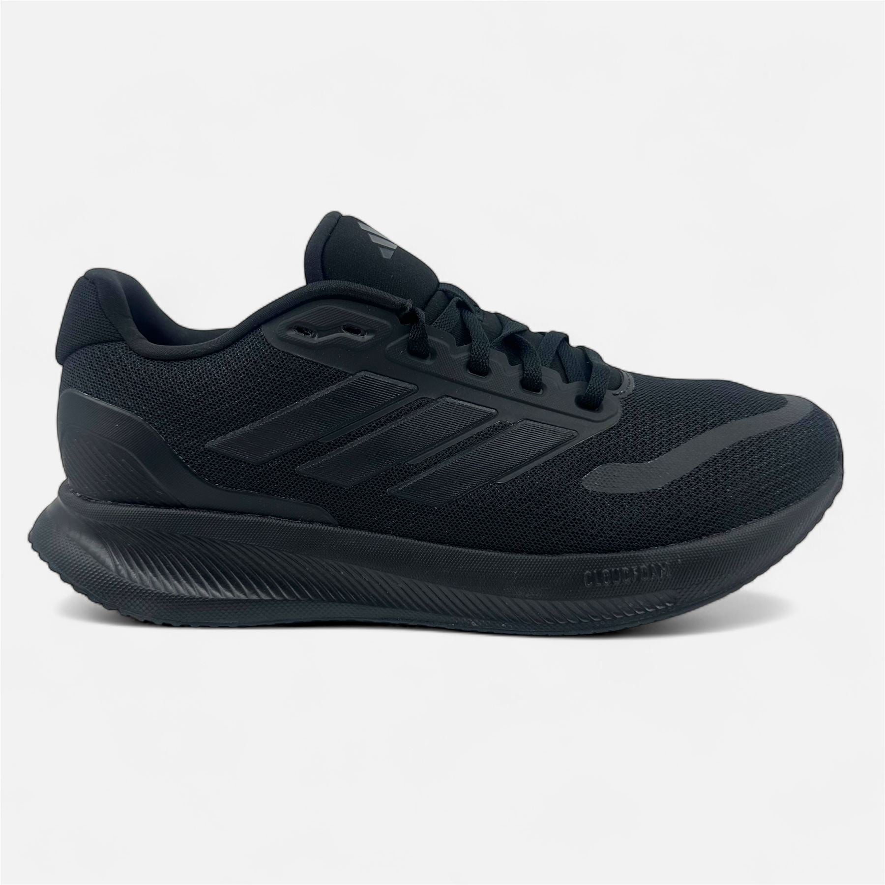 Adidas Runfalcon 5 Triple Black Womens Athletic Sneaker (IE8828)