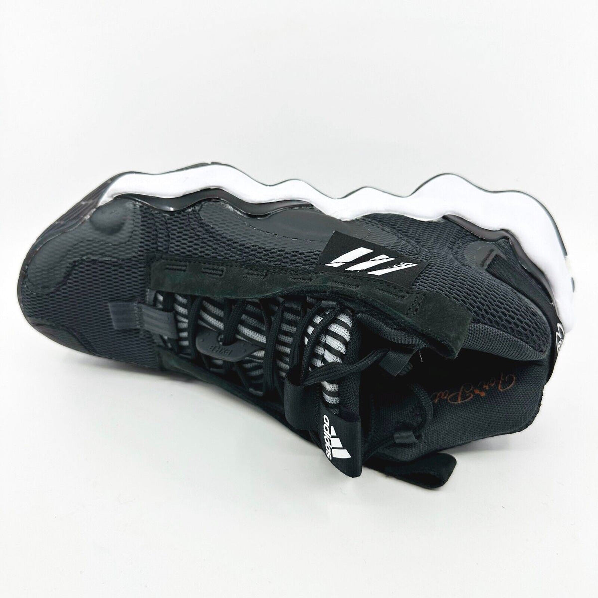 Adidas Exhibit B Candace PE Black White Womens Basketball Sneakers GZ2349