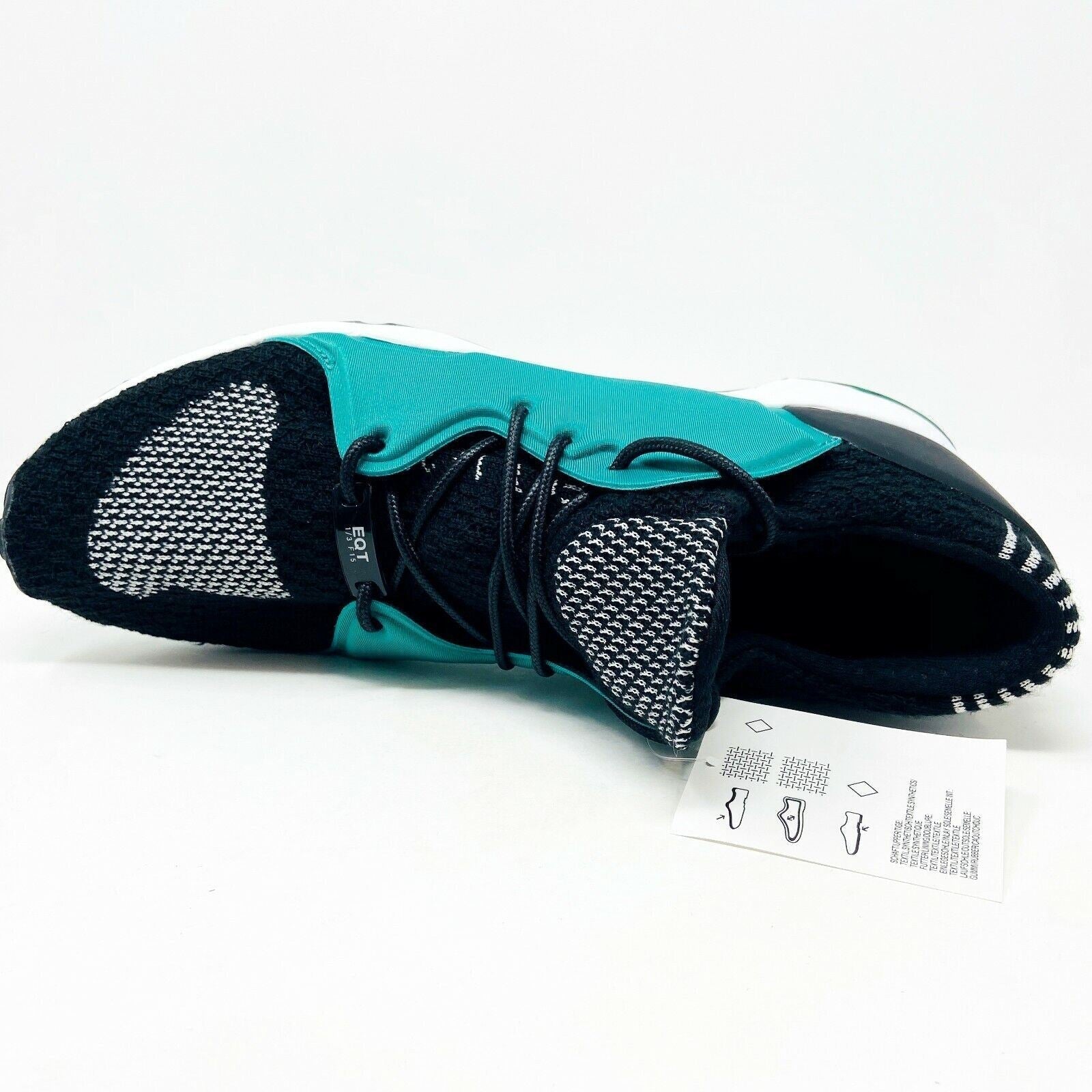 Adidas EQT 1/3 F15 OG Core Black Sub Green Mens Retro Running Sneakers AQ5098