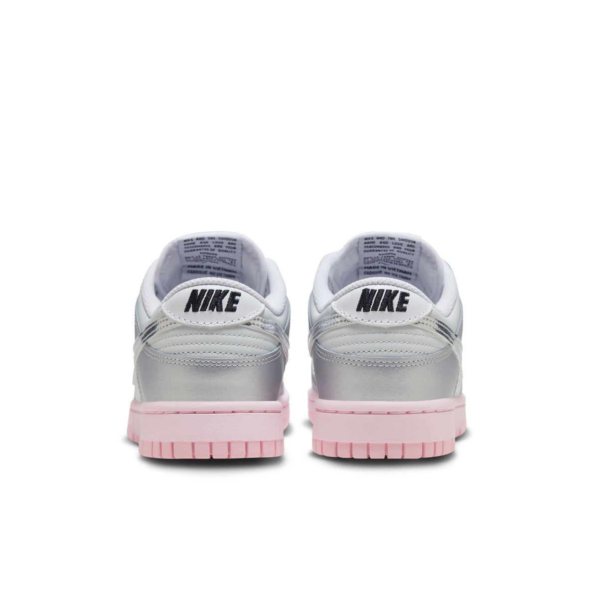 W Nike Dunk Low LX 'Metallic Silver Pink Foam' - HM3698-006