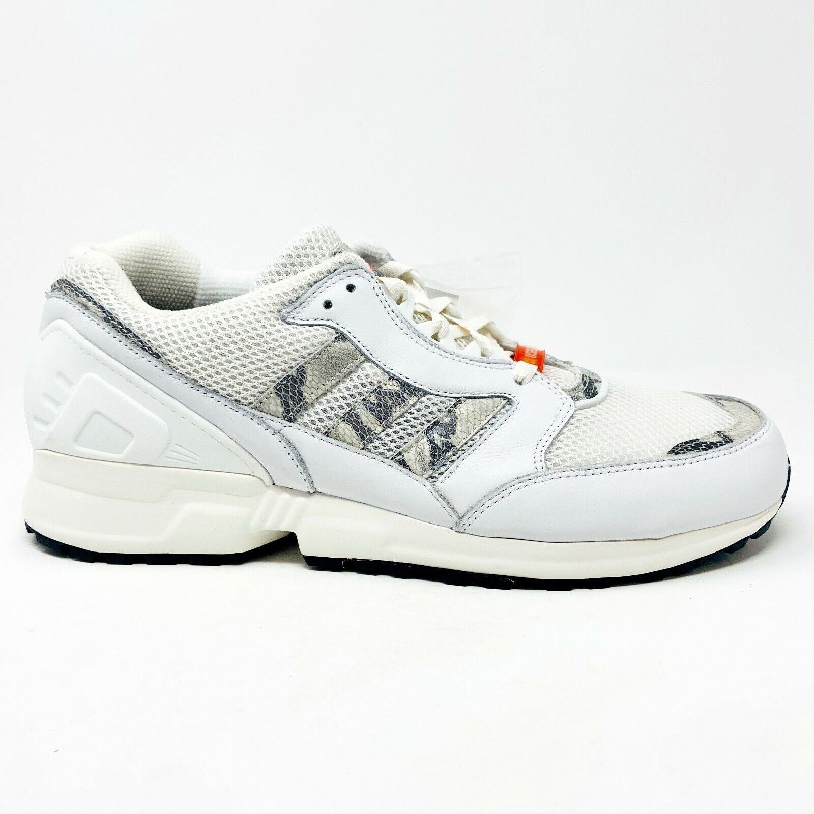 Adidas EQT Running Cushion 91 White Snake Gray Mens Retro Sneakers M25765