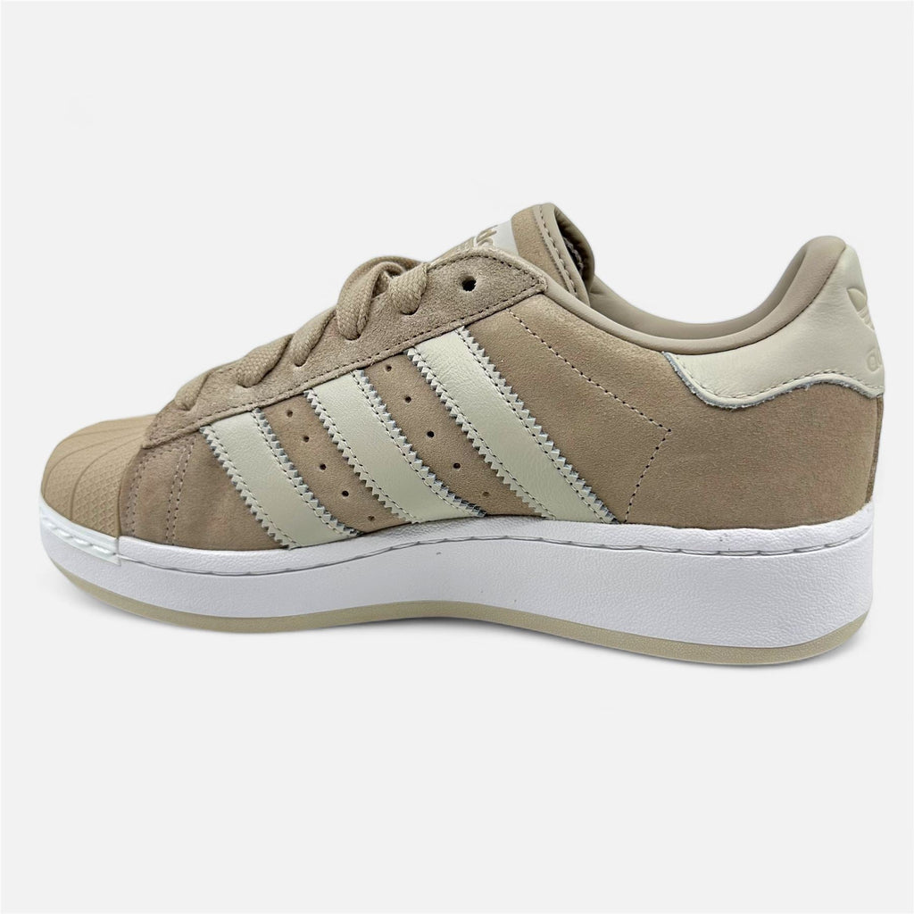 Adidas Superstar XLG Wonder Beige White Womens Athletic Sneaker (IE2989)