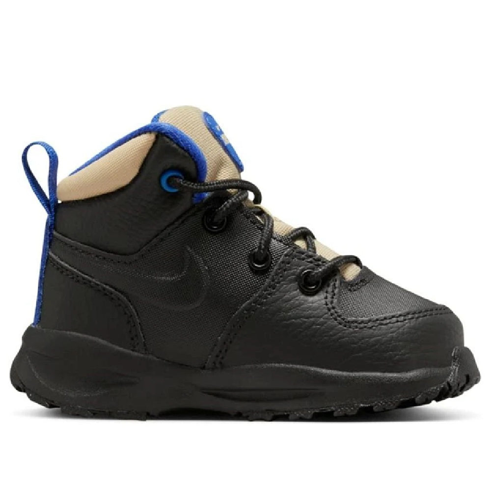 Toddler's Nike Manoa LTR Black/Black-Sesame-Game Royal (BQ5374 003)