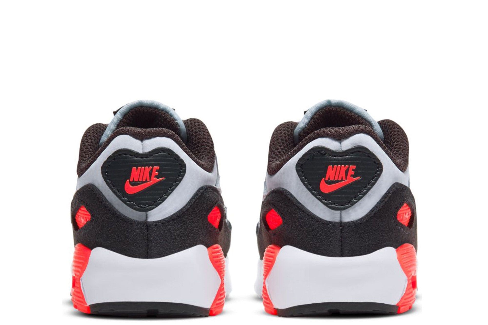 Toddler's Nike Air Max 90 LTR Football Grey/White (CD6868 012)
