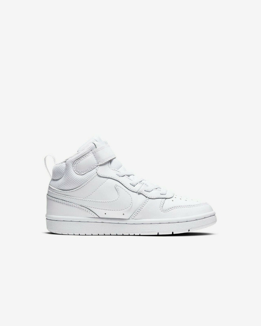 Little Kid's Nike Court Borough Mid 2 White/White-White (CD7783 100)