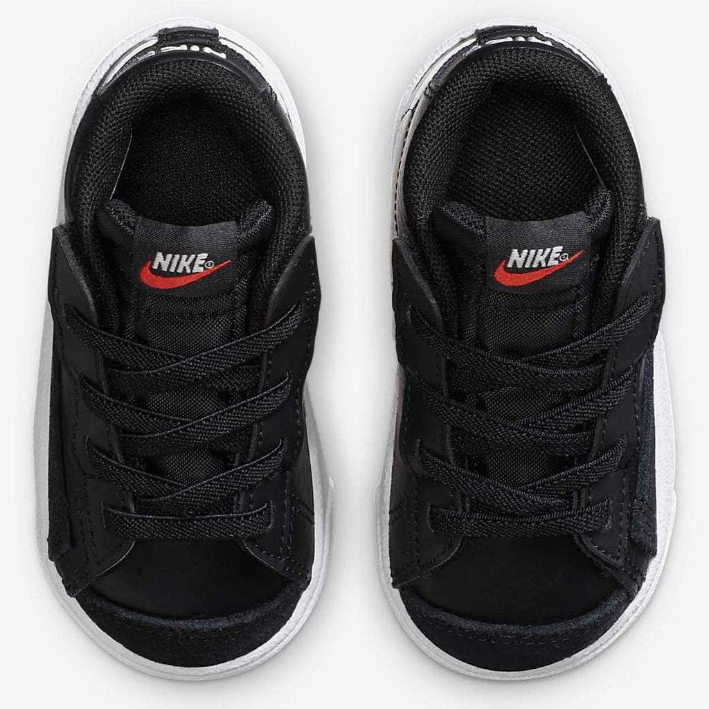 Toddler's Nike Blazer Mid '77 Black/White-White-Team Orange (DA4088 002)