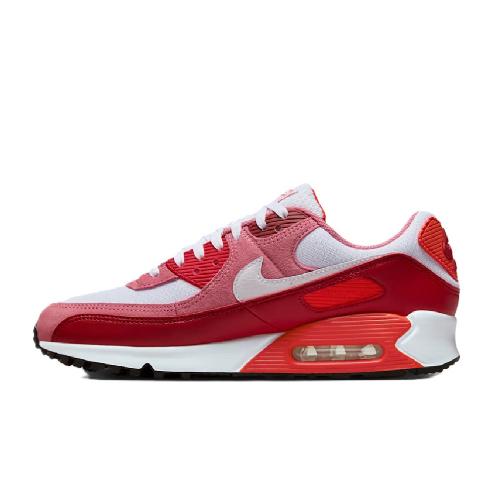 Men's Nike Air Max 90 Peony/White-LT Crimson (DM0029 600)