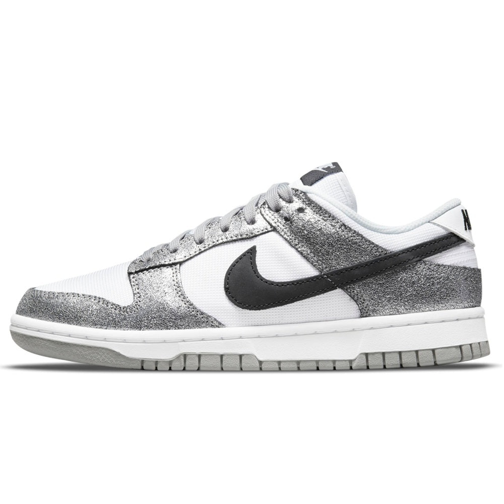 Women's Nike Dunk Low Metallic Silver/Off Noir-White (DO5882 001)