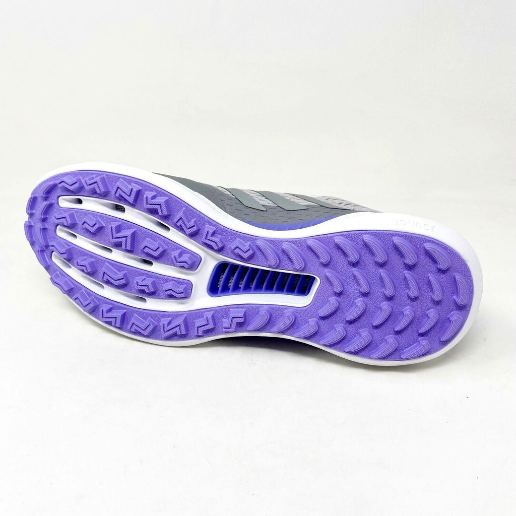 Adidas Summervent Grey Silver Purple Womens Spikeless Golf Shoes GV9749