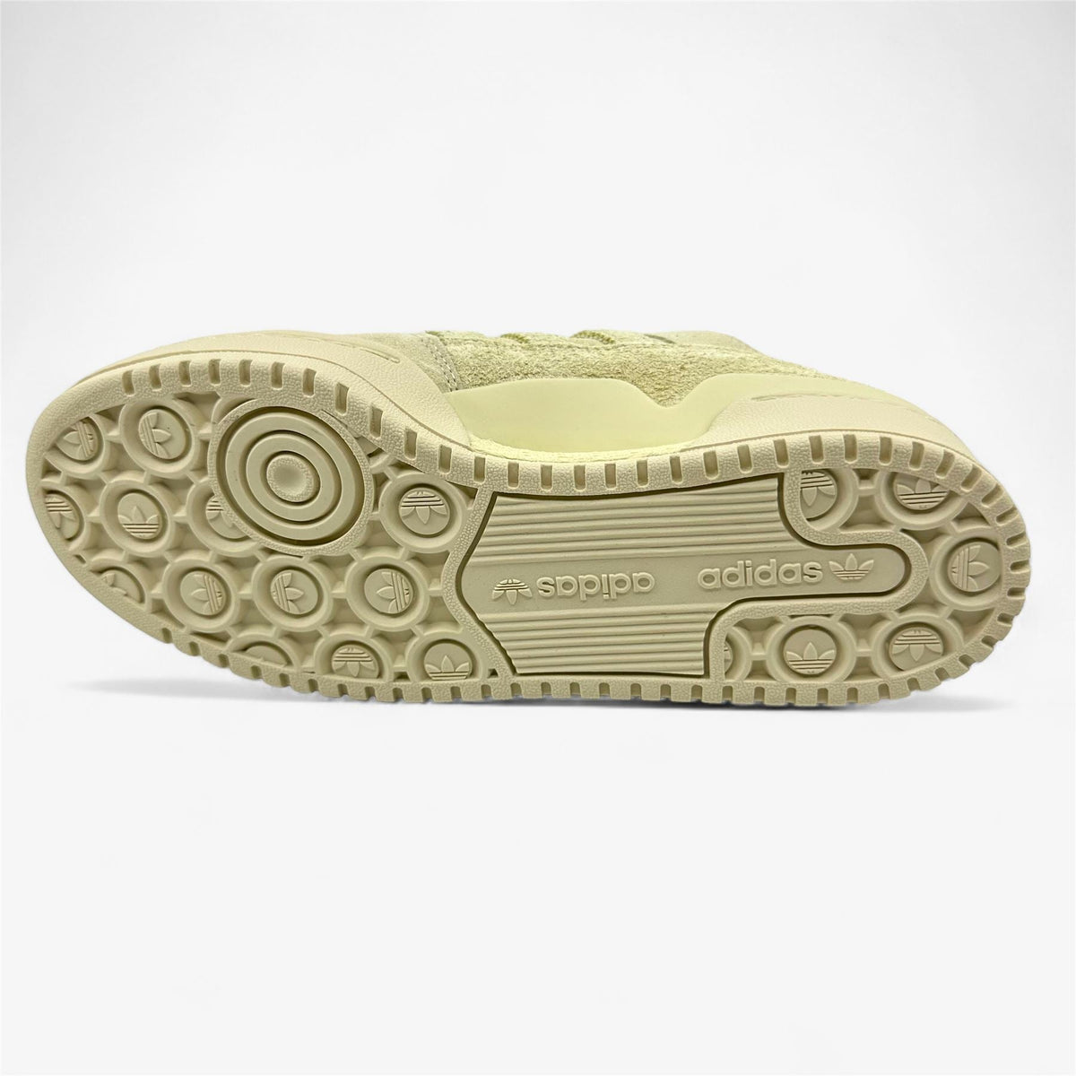 Adidas Forum Bold Stripes Yellow Beige Cream Womens Athletic Sneaker (ID3154)