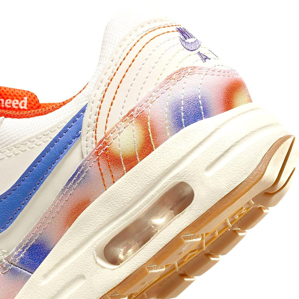 Big Kid's Nike Air Max 1 Sail/Football Grey-Blue Joy (FN7287 100)