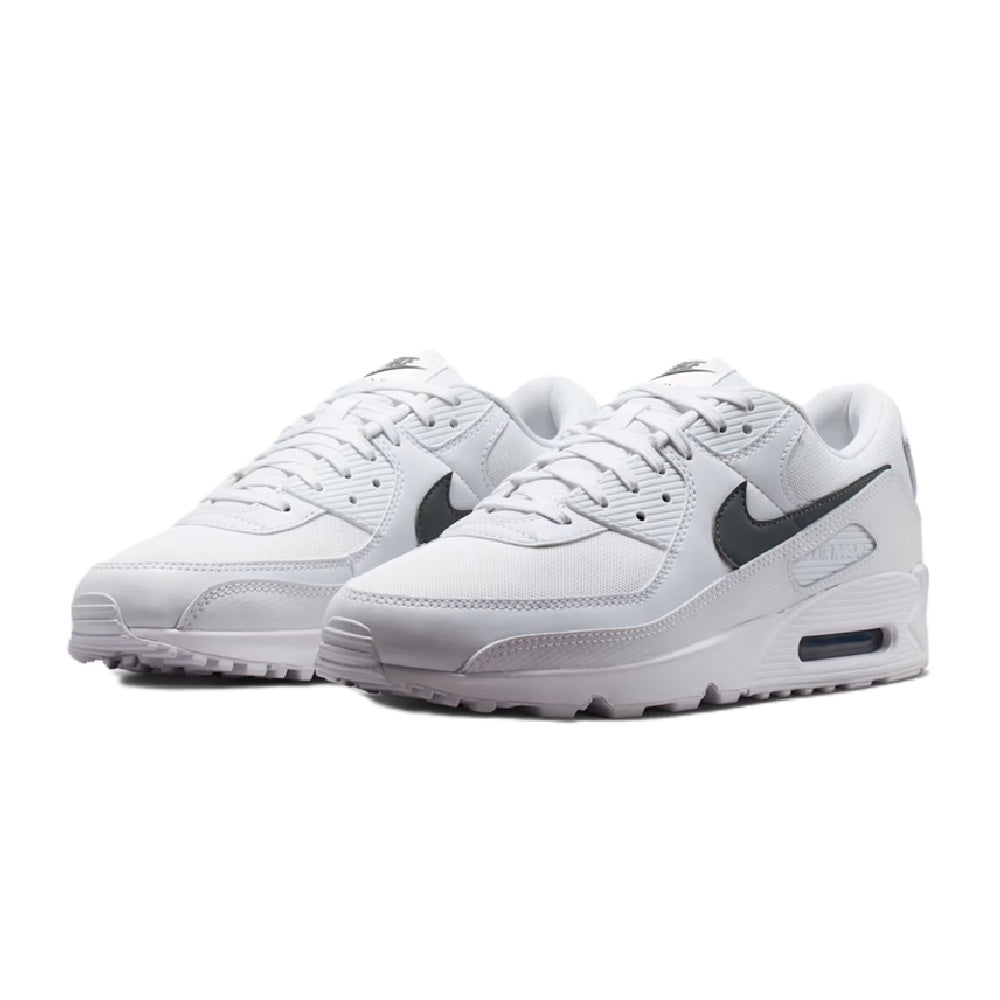 Men's Nike Air Max 90 White/Smoke Grey-White (IM9616 100)