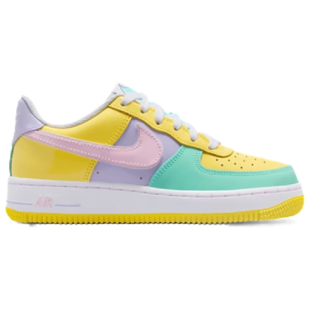 Big Kid's Nike Air Force 1 BG "Easter" Yellow Pulse/Pink Foam (IU7906 701)